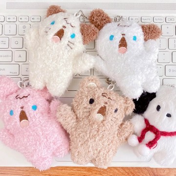 【台灣現貨】尖叫貓 可愛吊飾 掛件 驚訝狗  吊飾 包包吊飾 書包吊飾 包包掛飾 公仔掛件小狗 貓咪 書包 配件 裝飾