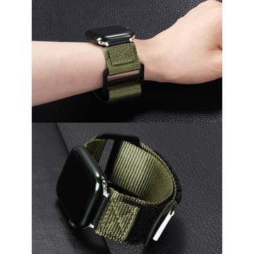 《台灣出貨》適用 APPLE WATCH 戶外風尼龍錶帶 尼龍 運動錶帶 Ultra S12 S11 46mm 男女錶帶
