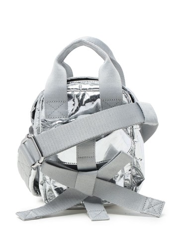 Simone Rocha - mini Classic Bow bag - women - Polyurethane/Polyester - One Size - Silver