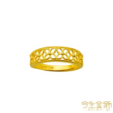 【預購】【今生金飾】錦繡戒(L856) -下單後7個工作天依序出貨
