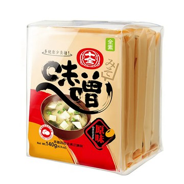 十全 原味味噌 精選黃豆及國產米自然發酵 味道香醇濃郁 營養豐富  700g  1盒