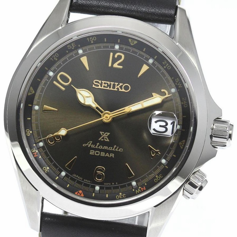 セイコー SEIKO SBDC135 プロスペックス アルピニスト メカニカル デイト 自動巻き メンズ 良品 箱・保証書付き_758562 |  LINEブランドカタログ