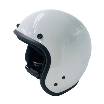 3/4罩素色安全帽(白灰) [大買家]