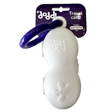 doddL 人體工學兒童學習餐具收納盒2件組  1個  白色