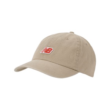 New Balance NB 棒球帽 6 Panel NB Patch Logo 卡其 紅 可調帽圍 刺繡 老帽 帽子 NB LAH51013SOT