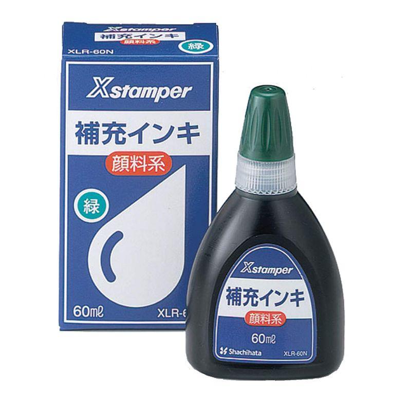 シヤチハタ Xスタンパー 顔料系インキ XLR-60N 60ml 緑