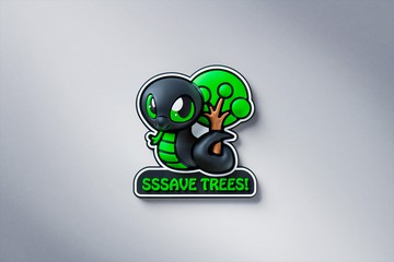 Razer Sneki Snek Fridge Magnet - SSSAVE TREES