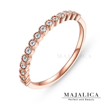 【Majalica】925純銀．戒指．晶鑽．尾戒．線戒