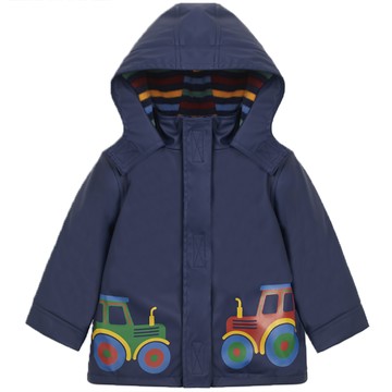 英國 JoJo Maman BeBe - 防雨/防風刷毛外套-拖拉機