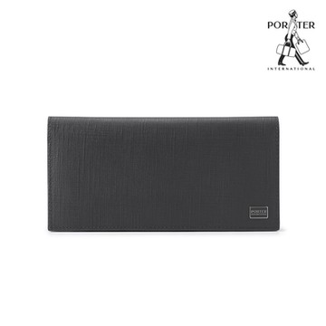 PORTER INTERNATIONAL - 沉穩風尚LOFTY真皮長夾 - 沉靜灰