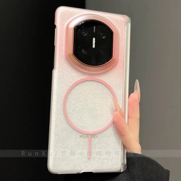 暈染中軸 冰透磁吸 OPPO Find N6 Find N5 Find N3 防摔 手機殼 折疊屏 磨砂 膚感 保護套