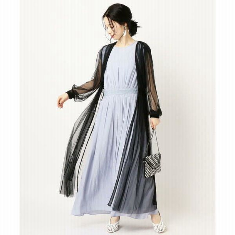 SHIPS for women / シップスウィメン little black: チュール羽織 