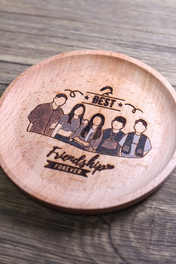 客製化物語小木碟-好朋友訂製版(同款多隻有特別折扣)