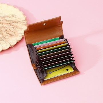 𝑳𝒖𝒄𝒌𝒚 𝒑𝒂𝒄𝒌✨短款錢包女士2026新款輕奢高級感小巧多卡位風琴卡包