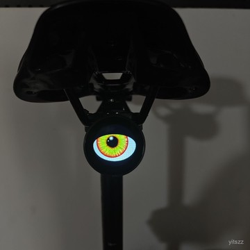 【臺灣有貨】公路車噁魔之眼自行車錶情包尾燈山地車螢火蟲尾燈