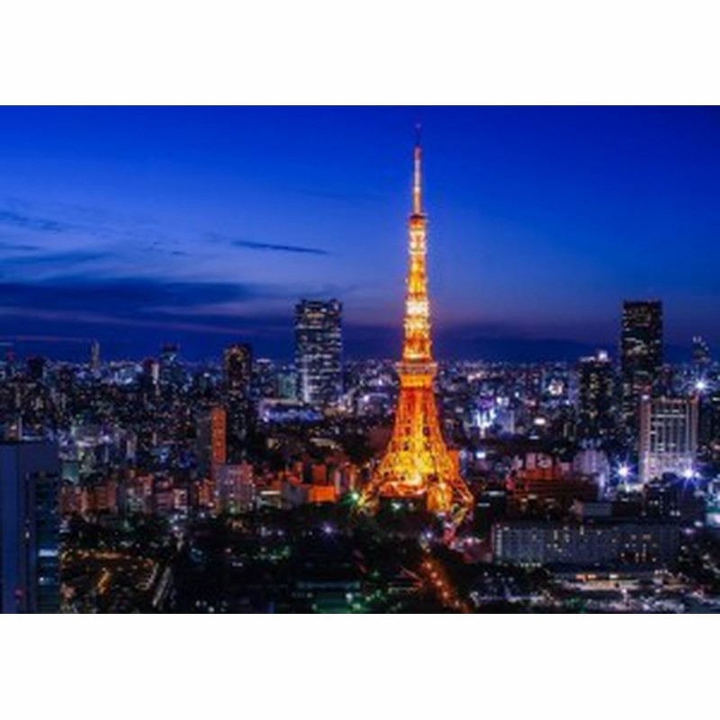 絵画風 壁紙ポスター 東京タワー 夜景 東京オリンピック キャラクロ Tkt 004a2 版 594mm 4mm 通販 Lineポイント最大3 0 Get Lineショッピング