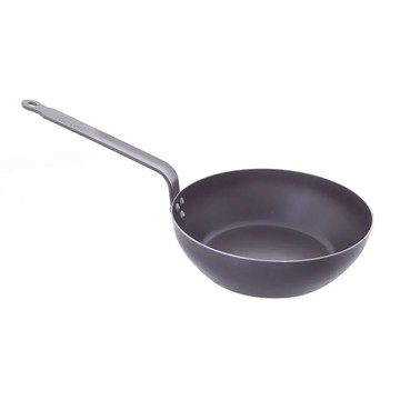 DE BUYER Peasant pan blue steel 單柄深炒鍋 28CM 5414.28【299免運領券再享折扣】