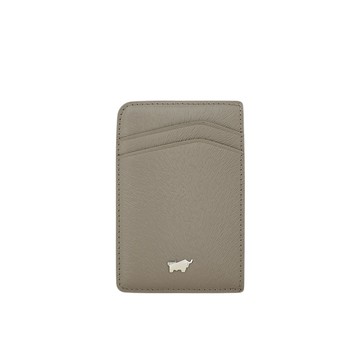 BRAUN BUFFEL 台灣總代理 布萊克 羅比-HC 磁吸卡夾-杏色/BFC007-737-HM