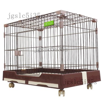 宅配免運😊籠小型犬帶厠所寵兔籠物籠子中大號籠子 寵物籠子 兔子籠 貓籠 倉鼠籠子