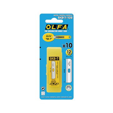 【OLFA】安全工作刀片 10片 /包 SKB-7/10B