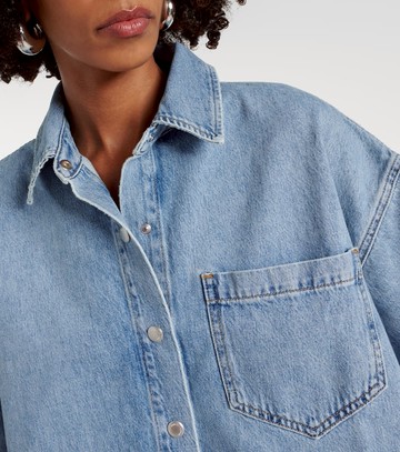 Agolde Rona Box cropped denim shirt