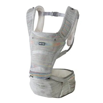 nac nac 充氣腰凳揹帶 彩灰