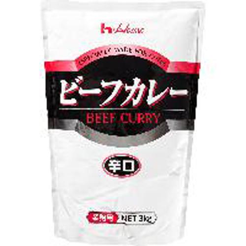 ハウス食品　３ｋｇ　ビーフカレー辛口　３ｋｇ×4個