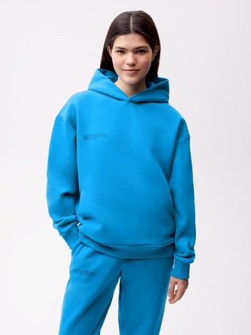 PANGAIA - 365 Heavyweight Soft Organic Cotton Hoodie - cerulean blue - XS XS