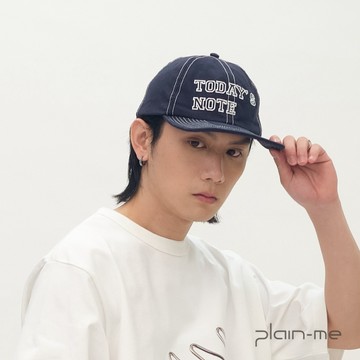 plain-me [clip by clip 裝幀縫線] 帽子 刺繡 帽 平簷帽 配件 [PLN2326-261]