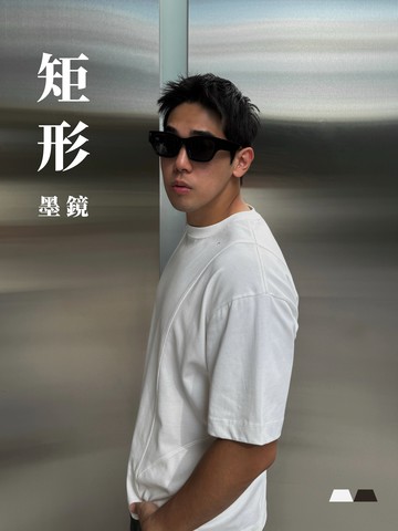[1atm] 矩形-墨鏡 (抗UV400)