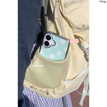 iphone手機殼.韓系ins歐尼同款春夏清新波色波點適用iphone17pro/17promax保護
