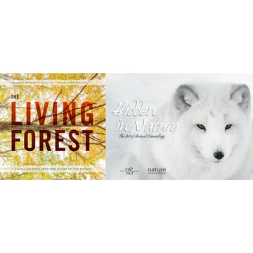(現貨)《在森林裡生活》和《藏在自然裡》The Living Forest: A Visual Journey Into the Heart of the Woods+Hidden in Nature: The Art of Animal
