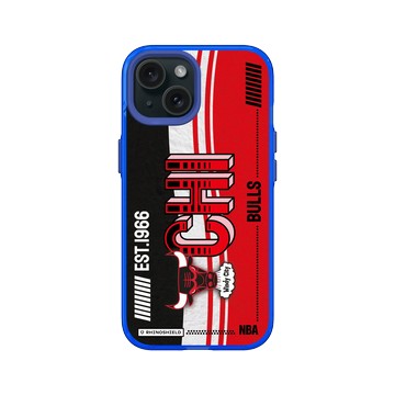 iPhone 15 Clear 激光藍 - NBA - 復古球員卡-芝加哥公牛 Chicago Bulls - Vintage Card