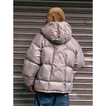 STA X RMD SR秋冬新款雙星可拆卸連帽立體棉服潮牌厚外套棉衣男女
