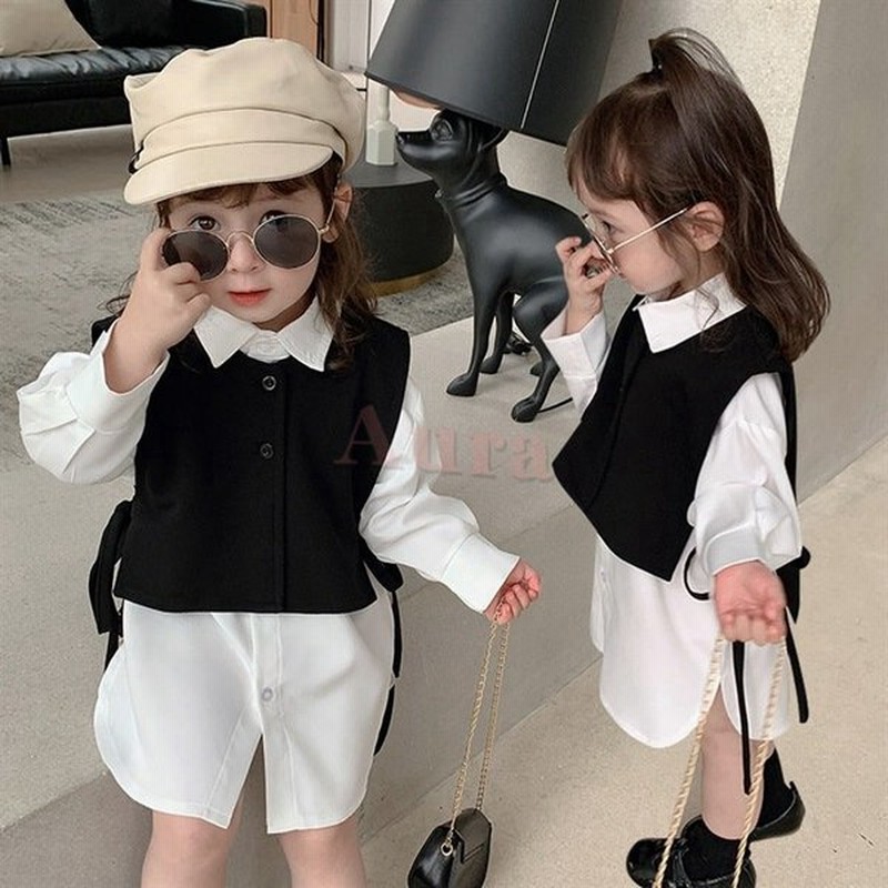 子供服 セットアップ キッズ 女の子 春秋 長袖 2点セット 上下セット トップス ニット レースワンピース ジュニア おしゃれ 可愛い お出かけ 新品 注目