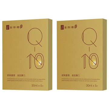 TT 波特嫚 台灣公司貨 Q10彈力緊緻面膜 30ml  5片  2組