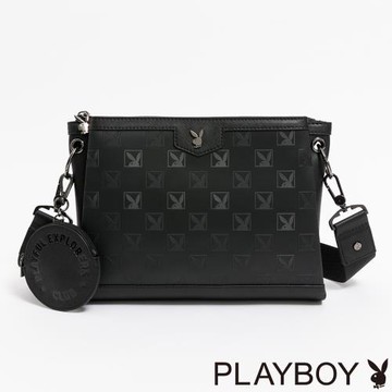 PLAYBOY - 斜背包  Modishly系列 - 黑色