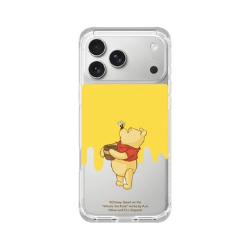 iPhone 17 Pro Max ClearX (MagSafe 兼容) 晶透白 - 迪士尼-小熊維尼 Disney Winnie The Pooh - 小熊維尼與蜂蜜