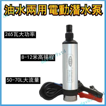 💥公司貨可開票💥  12V24V/220V 抽水泵 大流量高揚程自吸小型潛水泵抽油泵，抽水泵B
