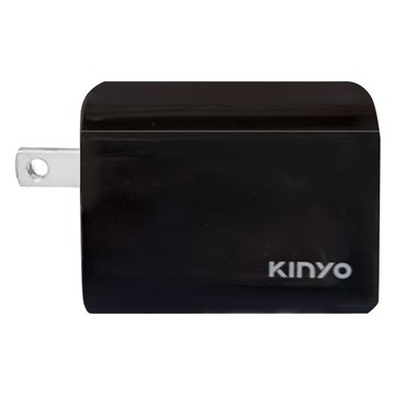 Kinyo 雙孔充電器20W  黑色  1個