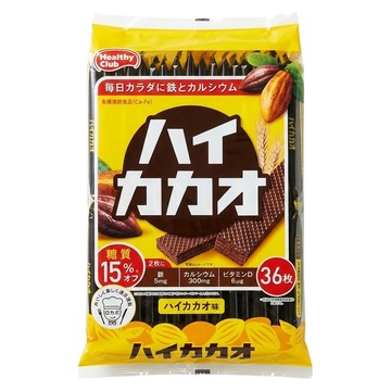 Healthy Club 威化餅乾 濃可可風味 36包  252g  1袋