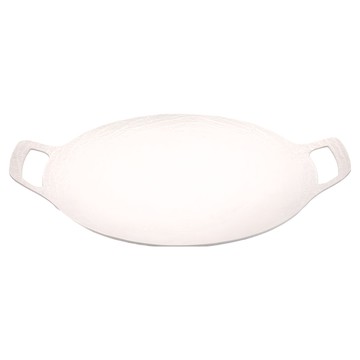 好玩旅物 輕量薄型韓式麥飯石雙耳不沾鍋烤肉盤 附收納袋 鋁合金材質  38cm  1個