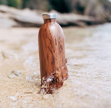 意大利24Bottles【CLIMA冷熱保溫系列】紅杉木紋 - 不鏽鋼瓶