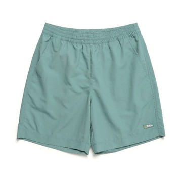 男女同款 平織短褲 - 薄荷綠色