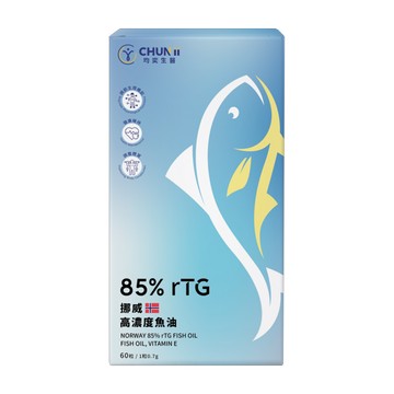 均奕生醫 挪威85% rTG高濃度魚油 60粒/盒