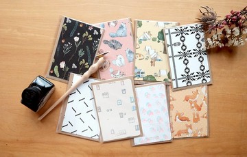 8 張大賀卡一套