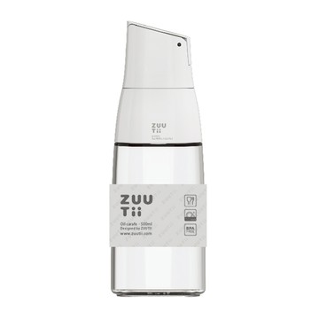 沾沾生活DipDipLife | 加拿大ZUUTii｜自動開蓋油醋瓶500ml｜奶油白
