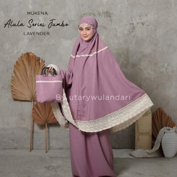 mukena dewasa rayon alula series jumbo
