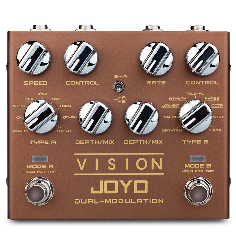 国内正規品JOYO ジョーヨー エフェクター VISION R-09 DUAL-MODULATION ステレオ デュアルモジュレーションペダ