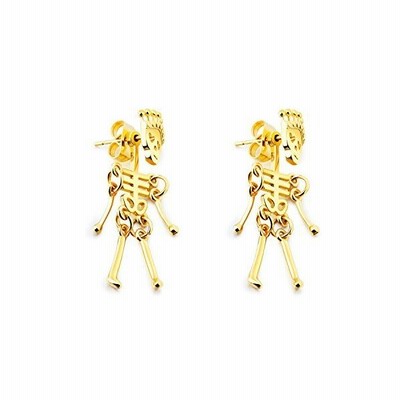Rockyu ジュエリー ブランド 人気 ピアス レディース 揺れる ゴールド レディース ピアス 金属アレルギー対応 ドクロ カッコいい 通販 Lineポイント最大get Lineショッピング